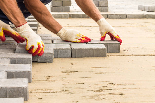 Residential Paver Driveway in Dexter, MI